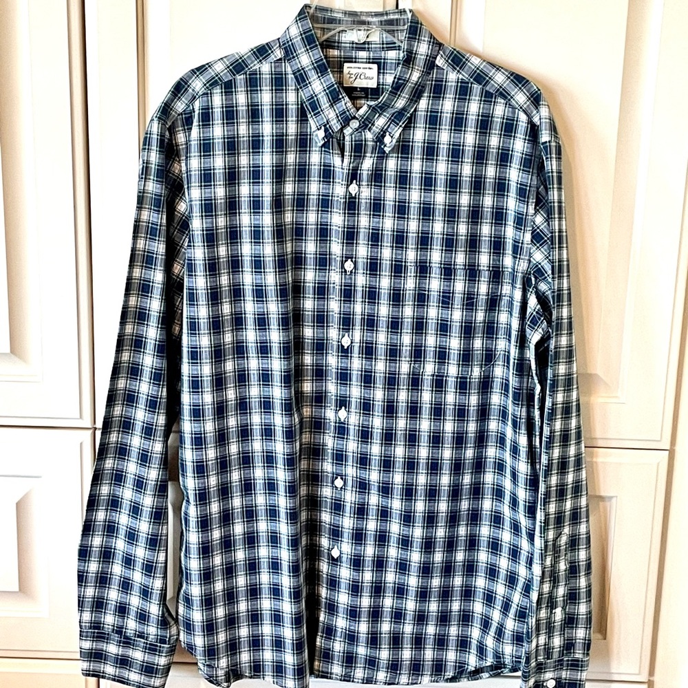 J. Crew Men’s Plaid Button Down Shirt